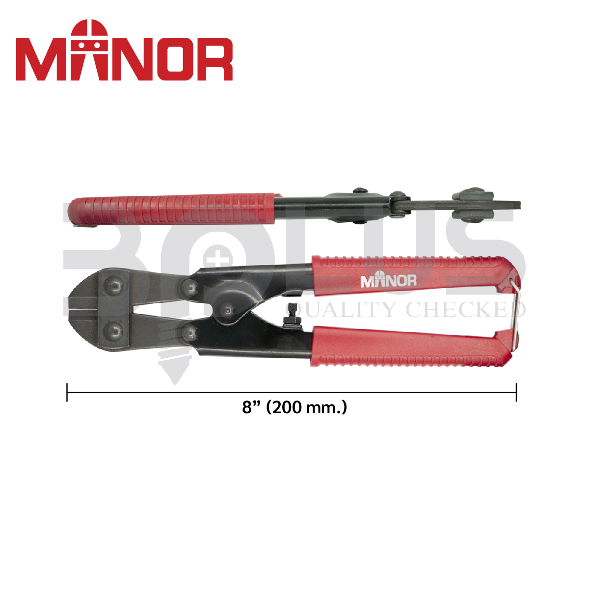 Manor กรรไกรตัดเหล็กเส้นรุ่น Mini 8 นิ้ว (200 มม.)