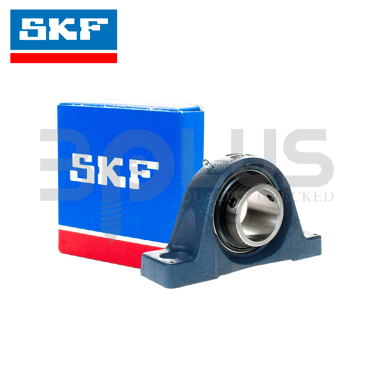 ชุดตลับลูกปืน SKF รุ่น Y พร้อมเสื้อแบบพลัมเมอร์ SYJ 75 TF